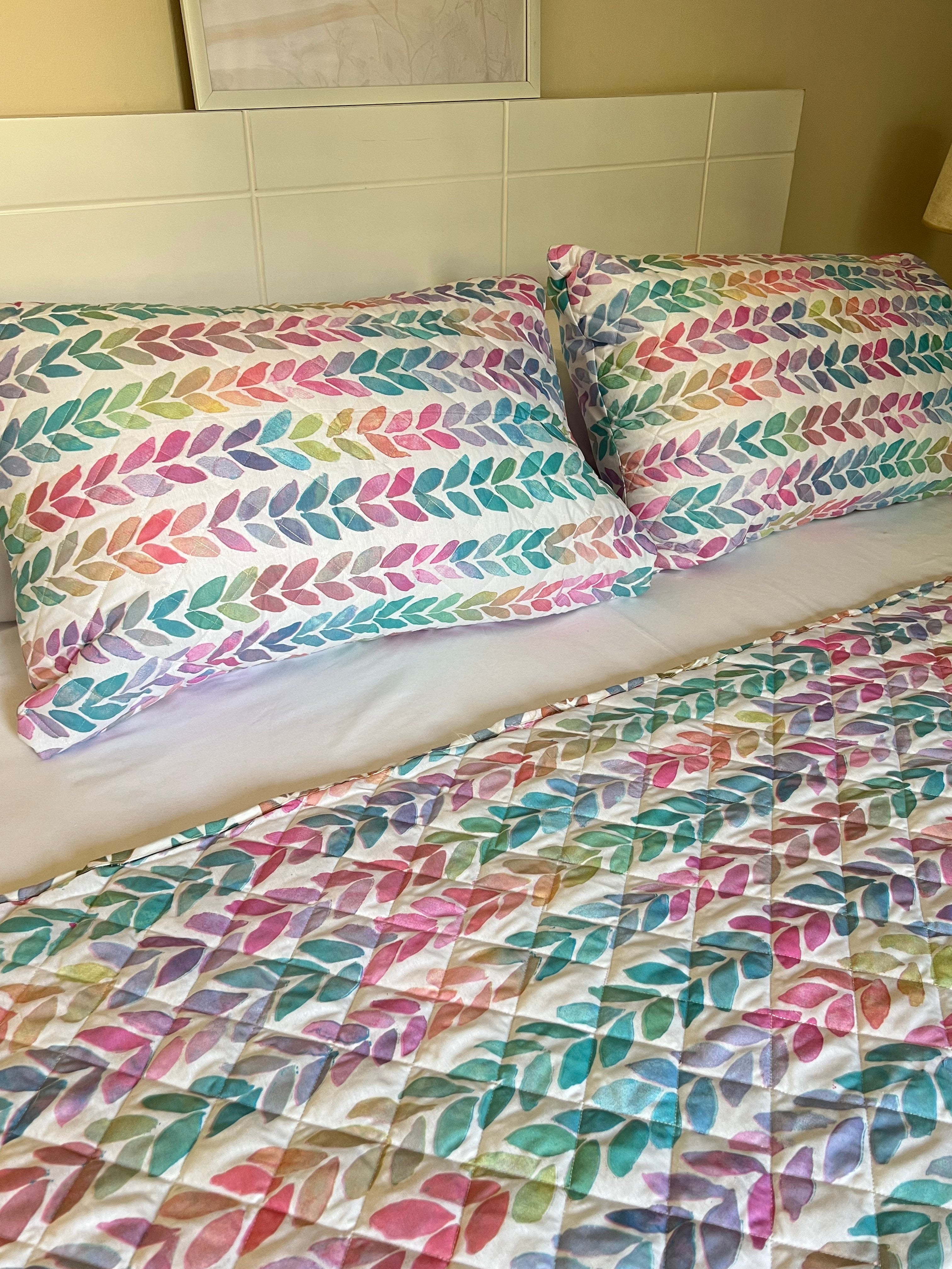 Colourful leaves Quilt 🌈